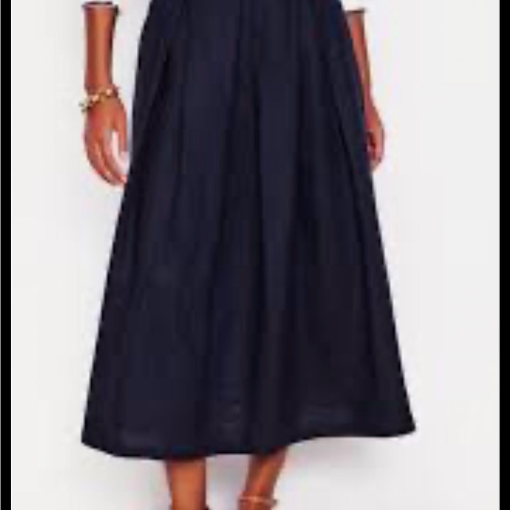 J. Crew Deep Blue Maxi Skirt
